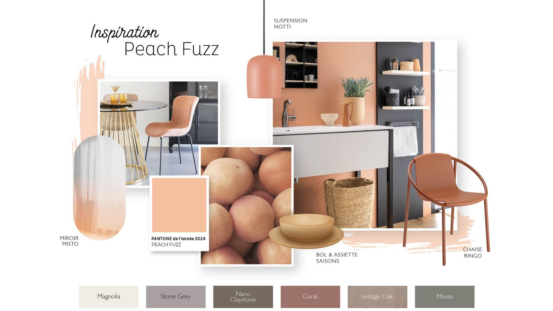 Pantone 2024 : Peach Fuzz